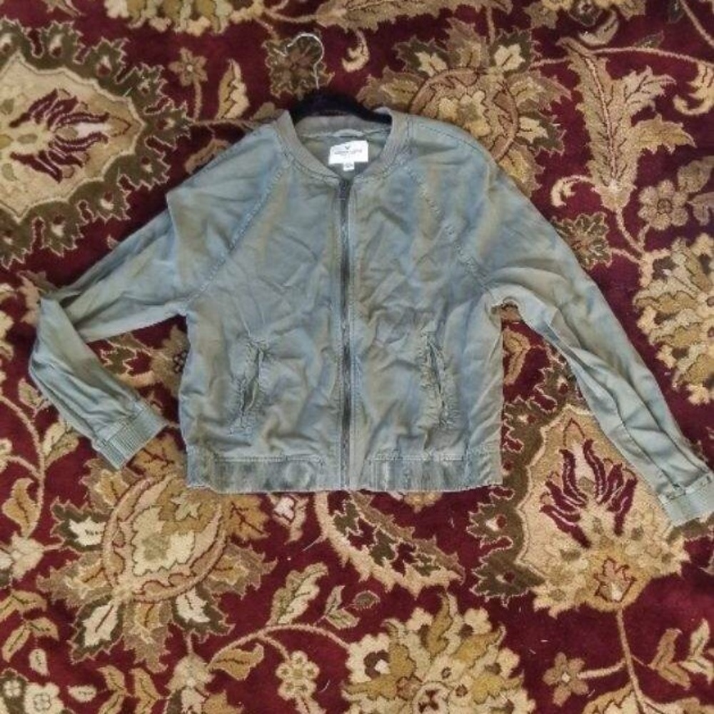 Green Bomber jacket